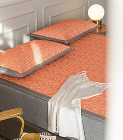 Mua Chiếu điều hòa cao su non Latex Modern LIDACO cao cấp siêu thoáng mát - Cam - 1m6x2m tại Lidaco Official Store